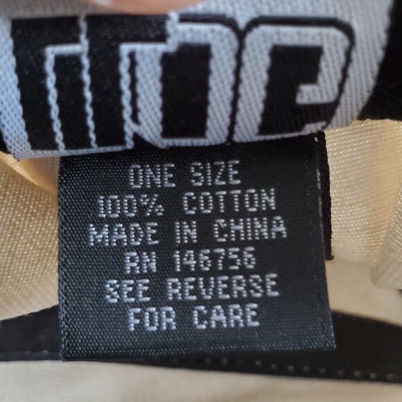 Hustle Red/Black & LIL'OG Cream Snapback Hat Cap SZ (One Size) - Picture 8 of 13